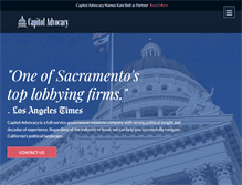 Tablet Screenshot of capitoladvocacy.com